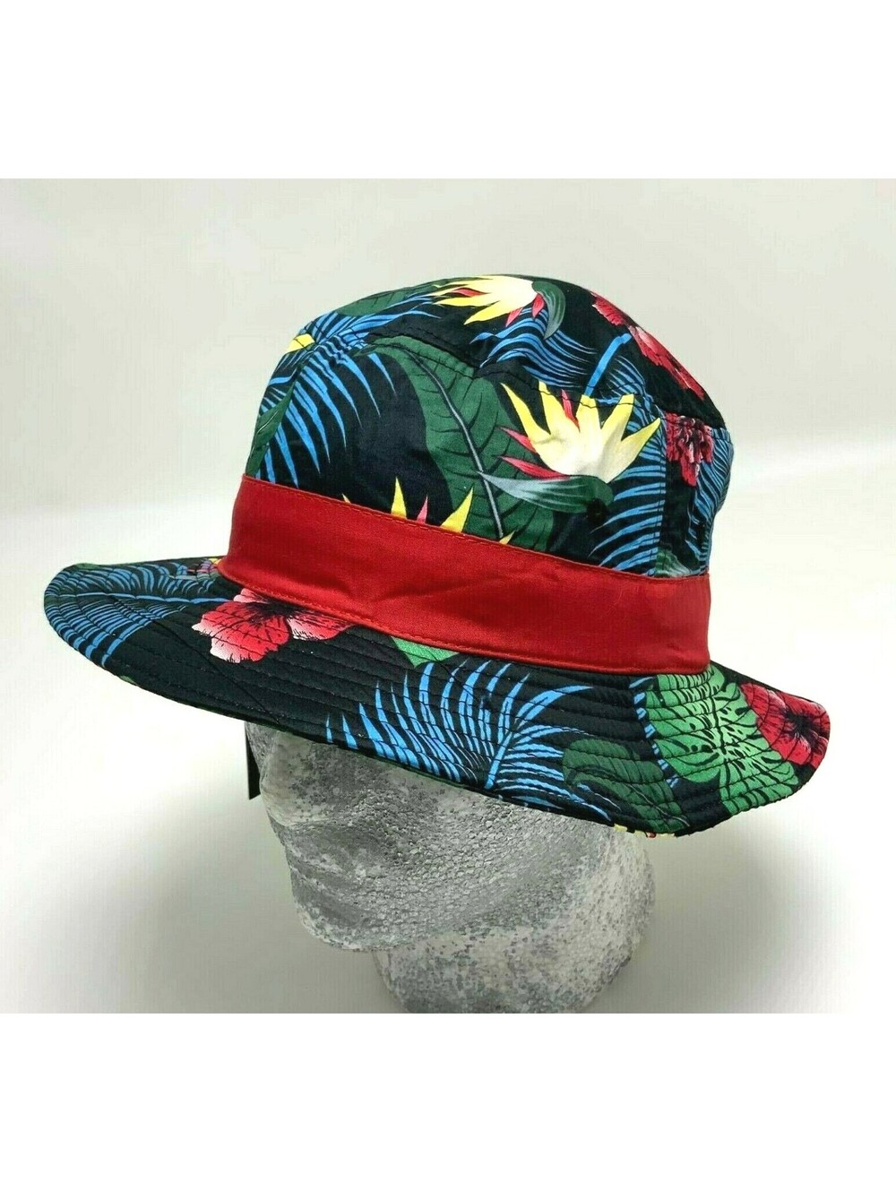 Men's Hawaiian Black Bucket Hat